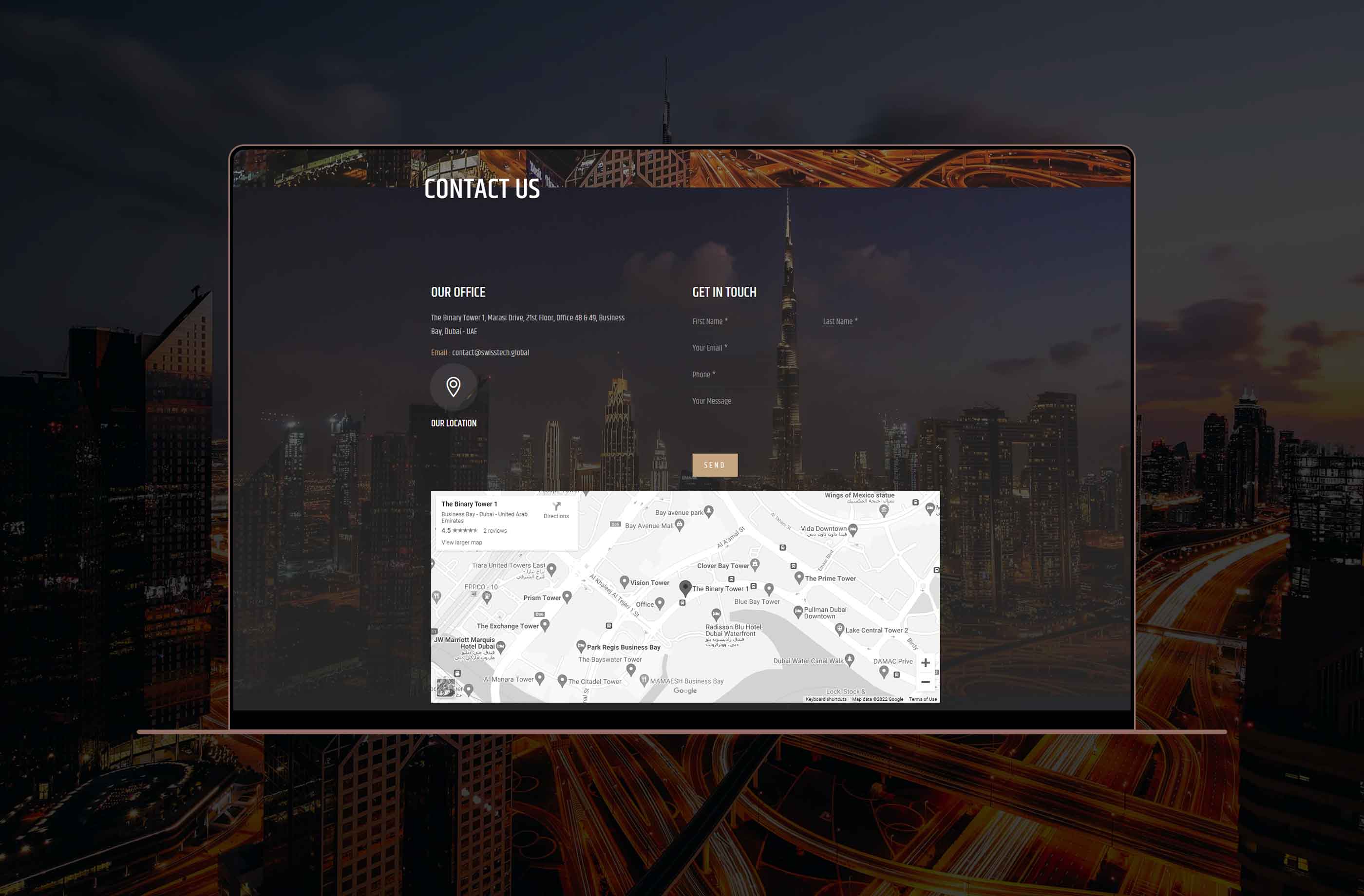 Web Design & Development London, US Project by Native Webs Studios